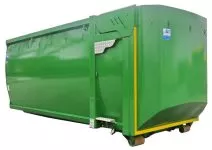ECOLINE Silagecontainer mit hydraulischer Pendelklappe - Abrollcontainer nach DIN 30722-1