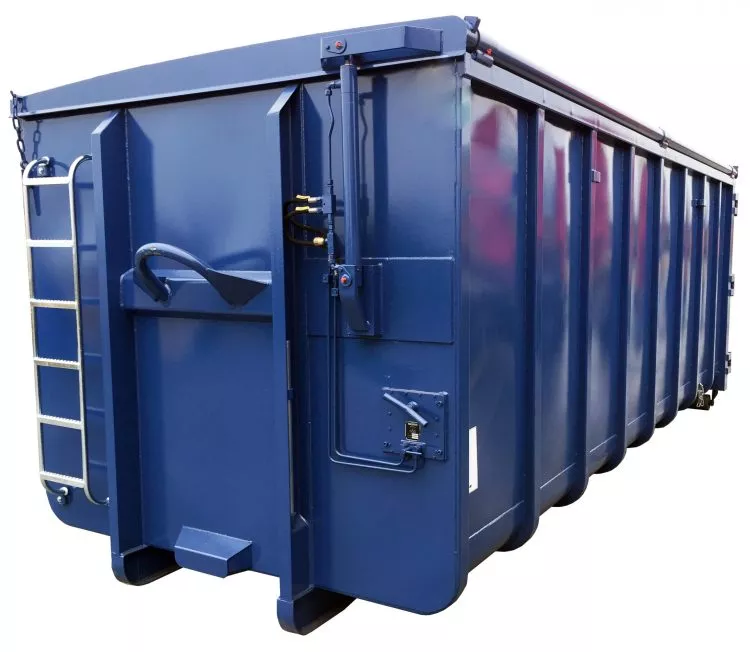 Hydraulischer Windendeckel für Normbehälter - Abrollcontainer DIN 30722